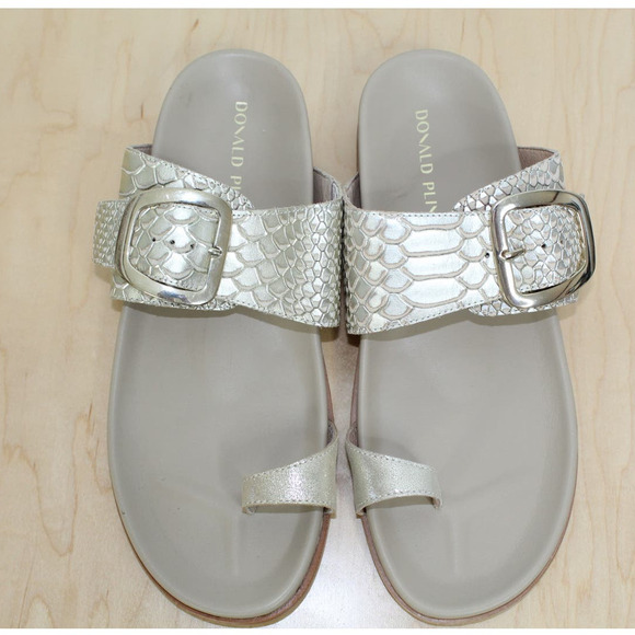 Donald Pliner Lorenzo Slip On Toe Ring Sandals NIB Size 8 1/2 - Picture 2 of 7